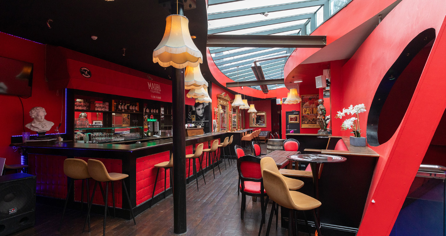 Lounge with roof windows — April 2024 marketing photograph
