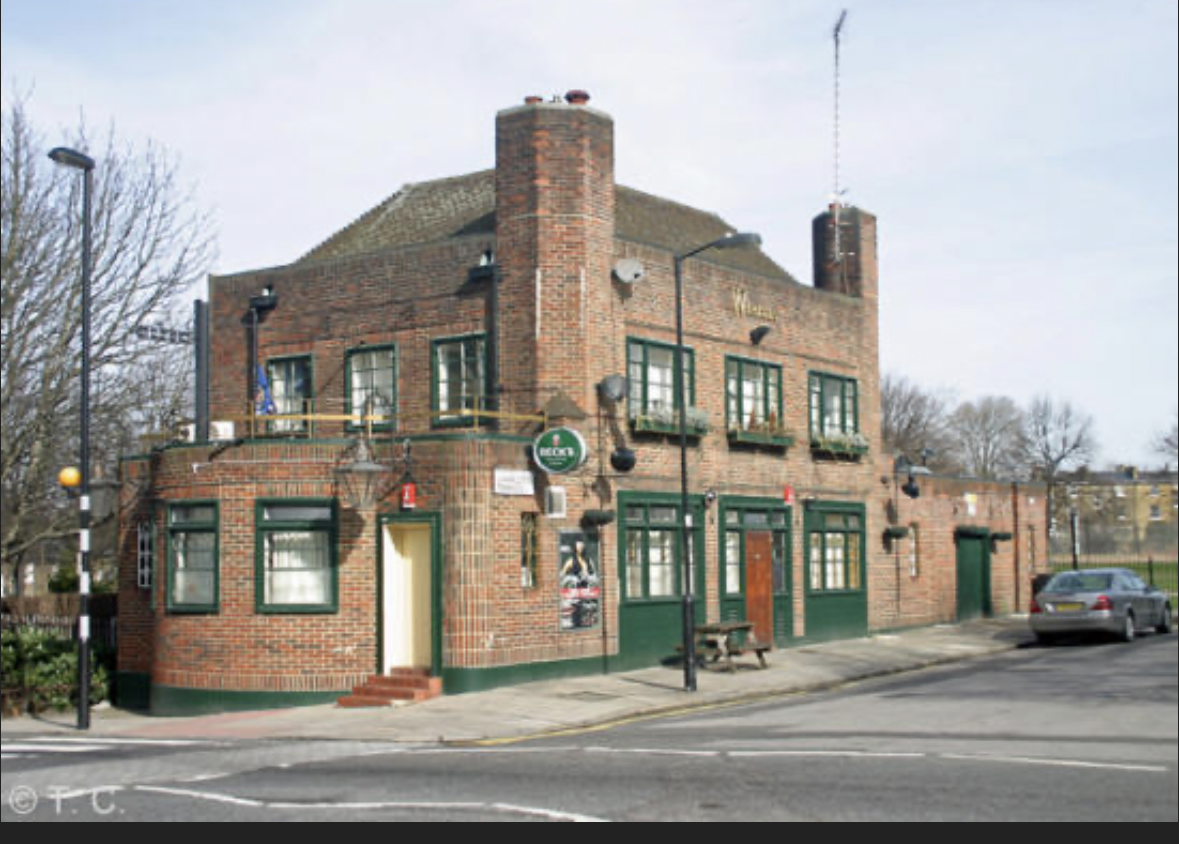 The Lark in the Park pub, before redevelopment — per my account
