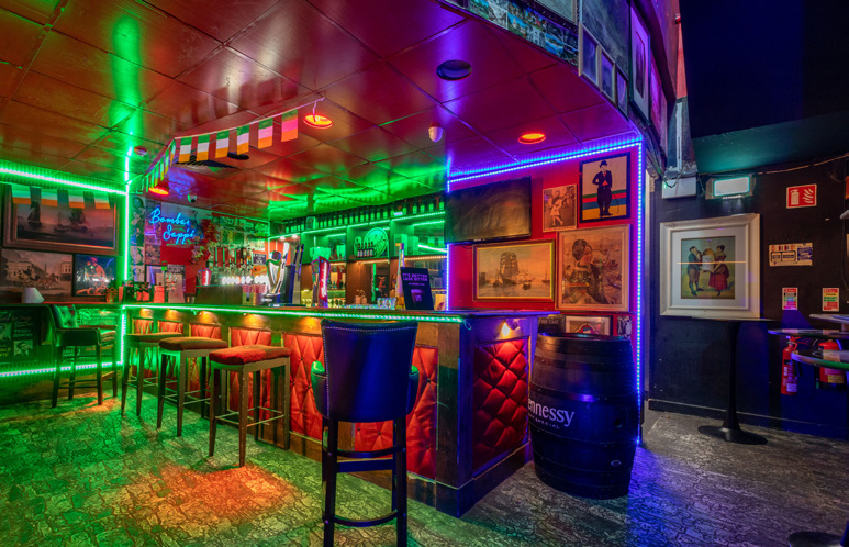 Bar counter interior — April 2024 marketing photograph